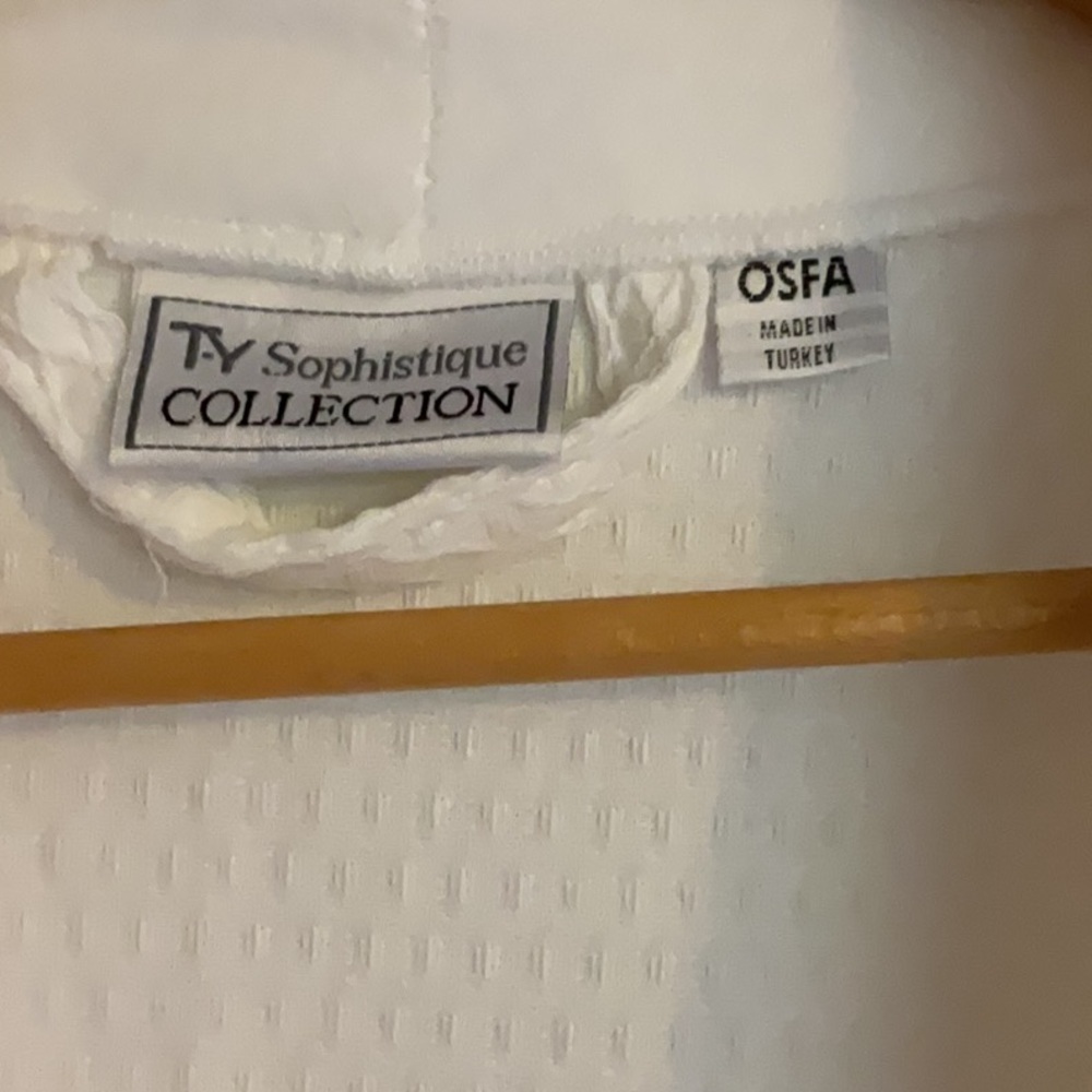 TY Sophistique Collection White Robe